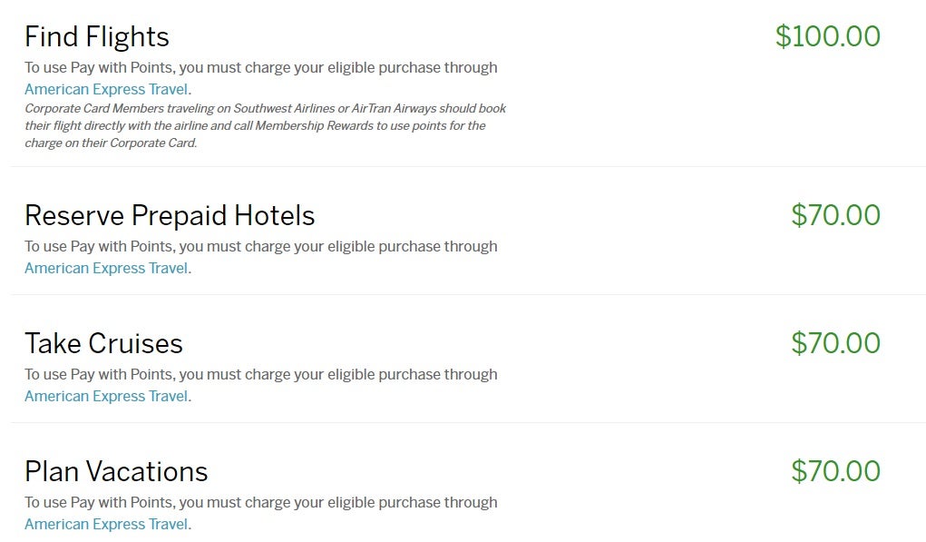 Redeem membership rewards points